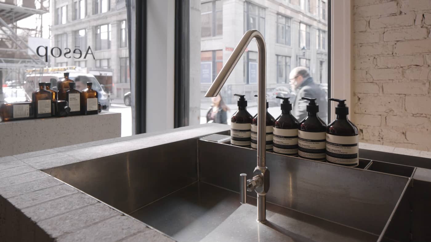 Aesop Vieux-Montréal, Montréal, Canada, by Wallo Villacorta, Aesop Design Department